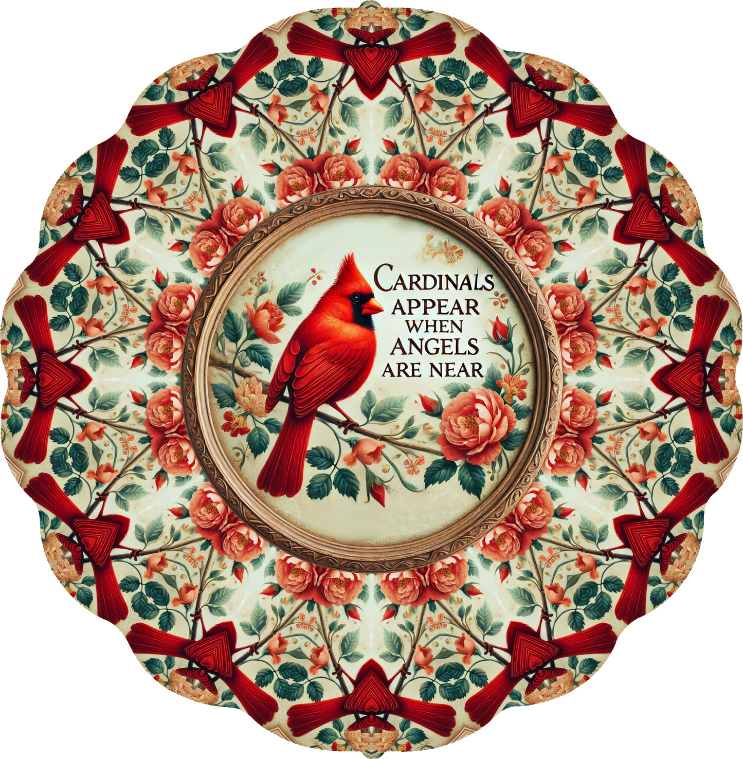 Cardinals Appear Wind Spinner