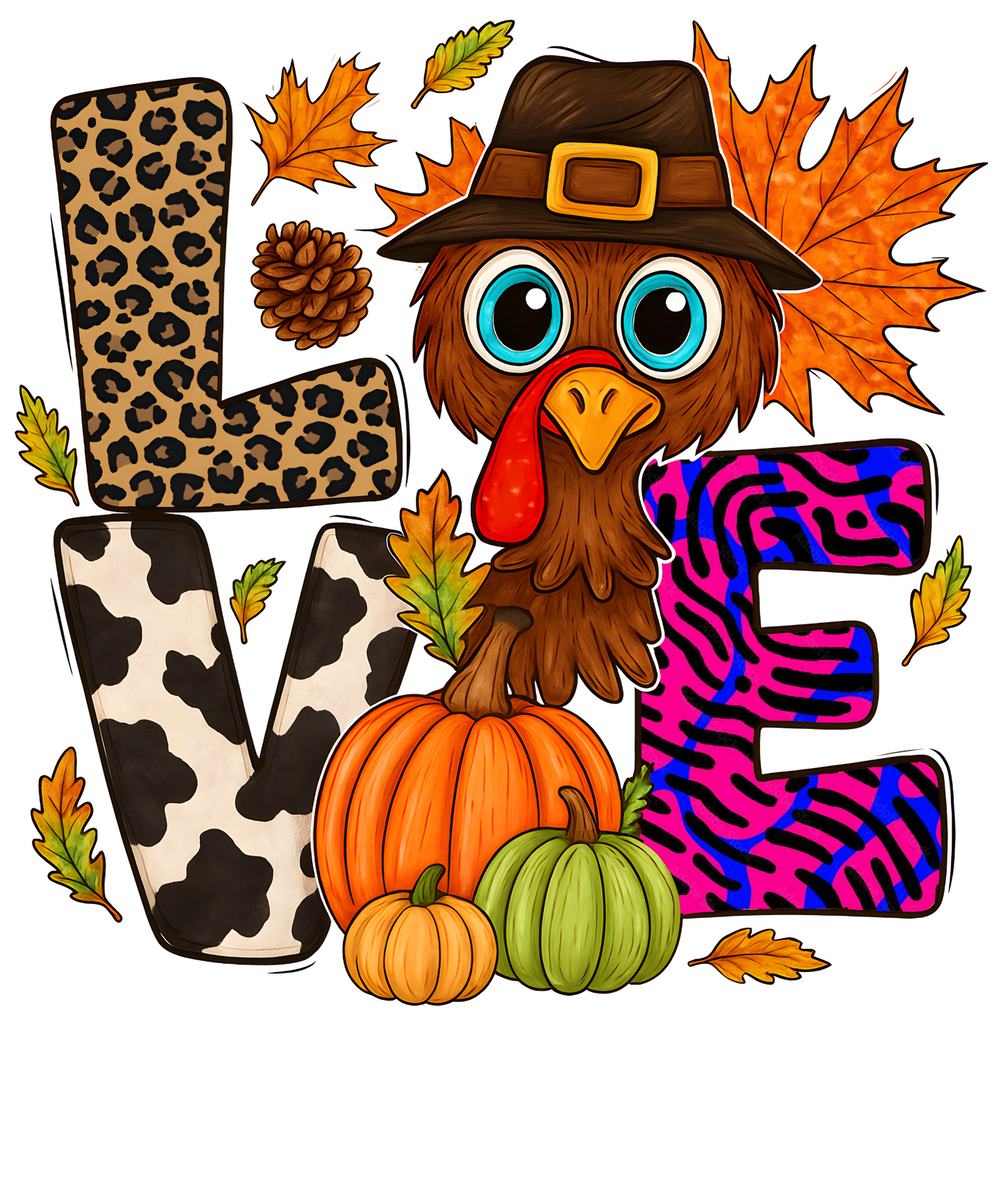 LOVE and Turkey Slate Tabletop Artwork