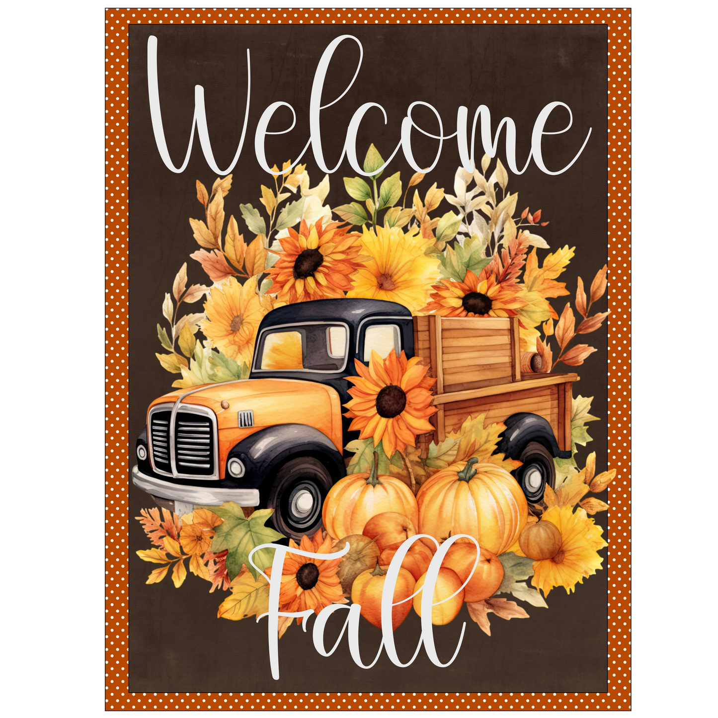 Welcome Fall Garden Flag