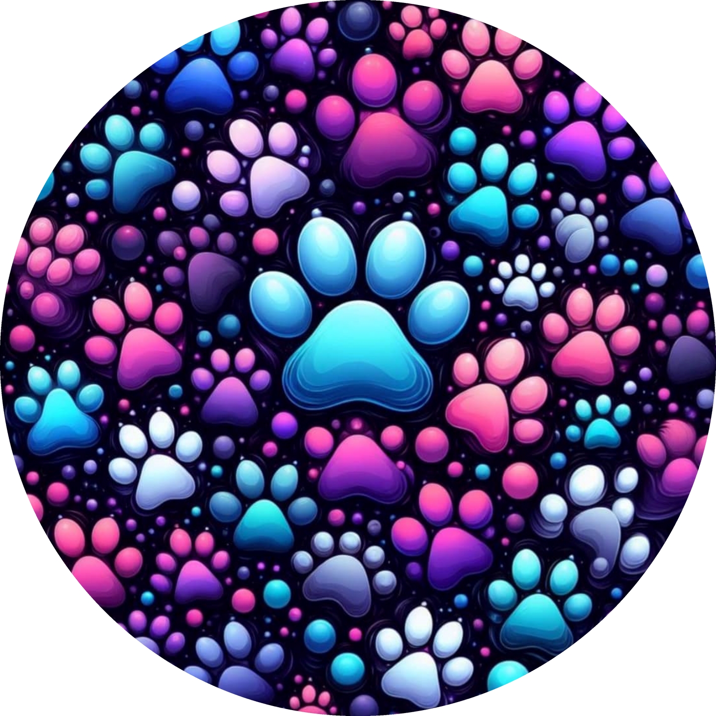 Animal Paw Wind Spinner