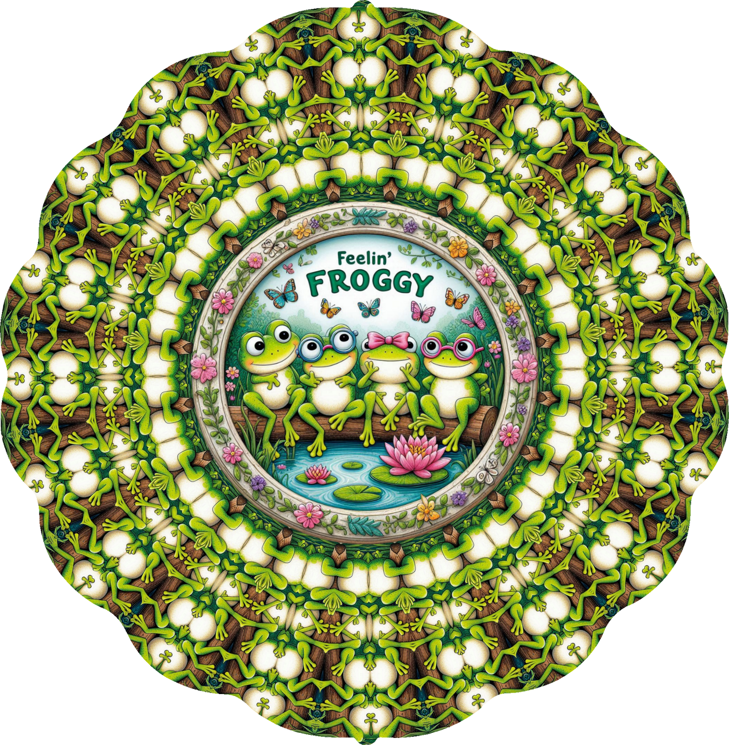 Feelin' Froggy Wind Spinner