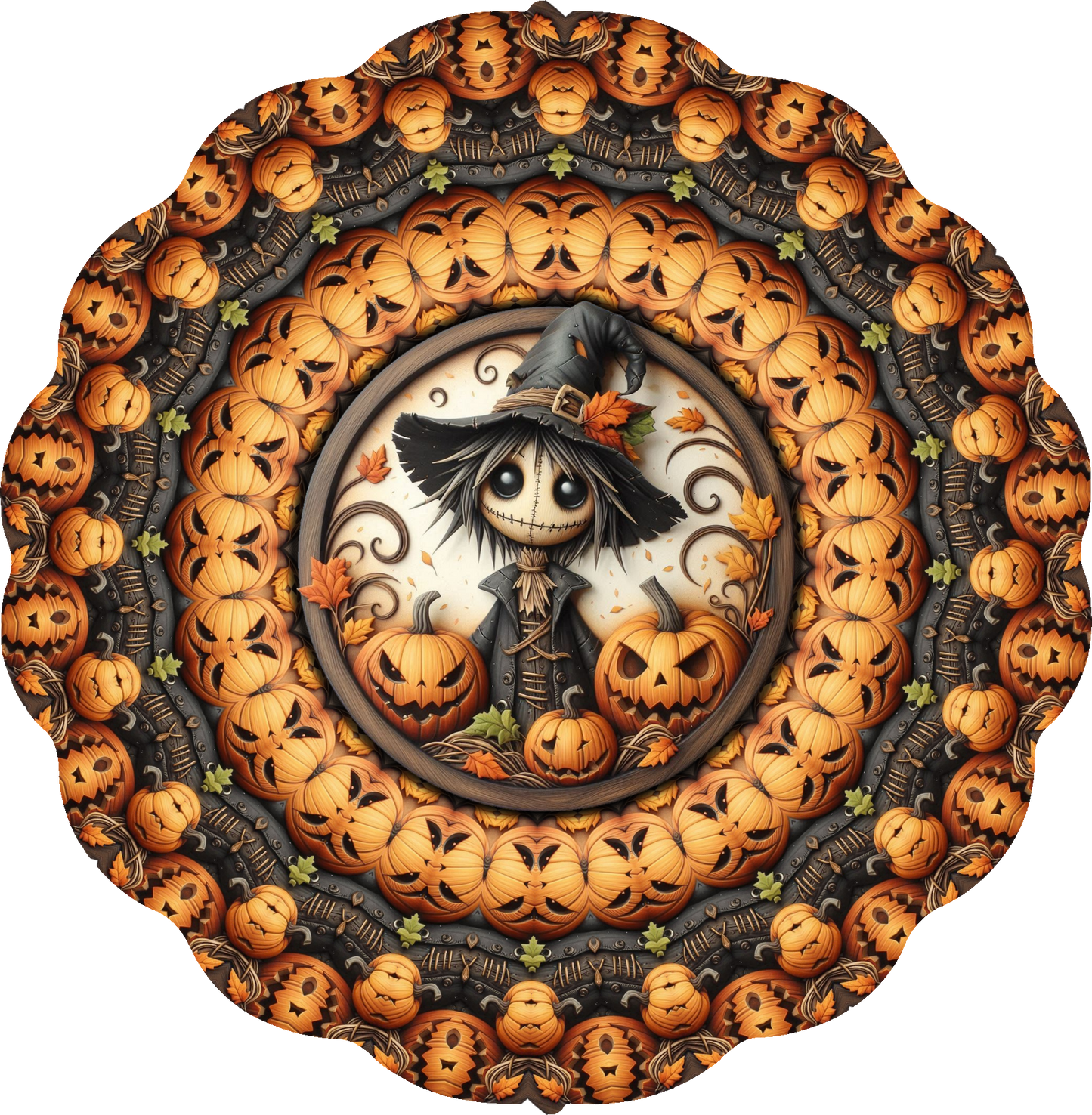 Halloween Scare Crow Wind Spinner