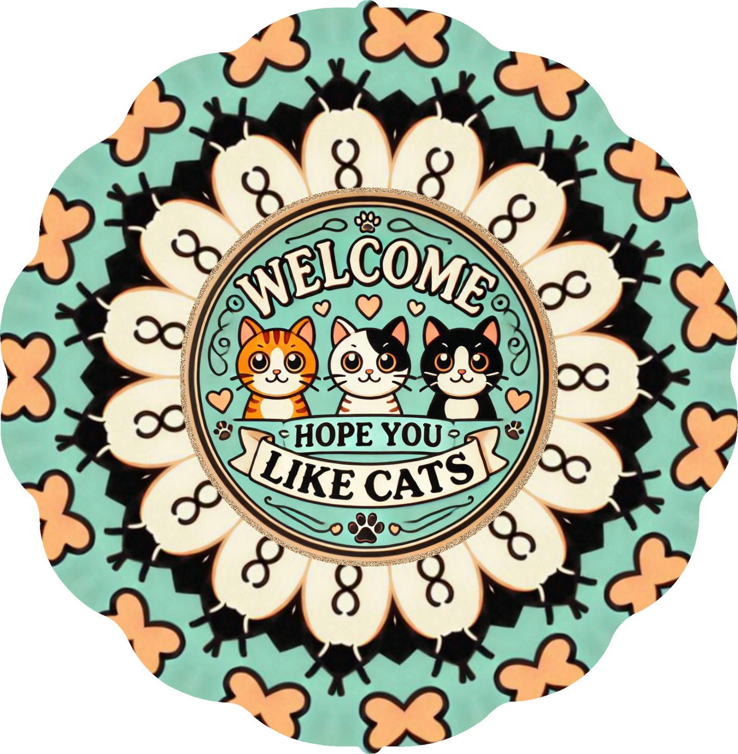 Hope You Like Cats Wind Spinner