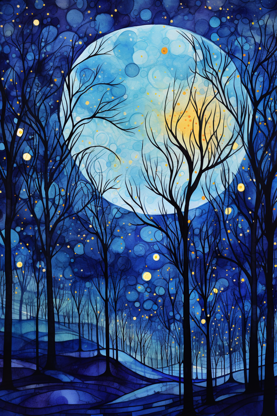 Night Skies 6 Slate Tabletop Artwork