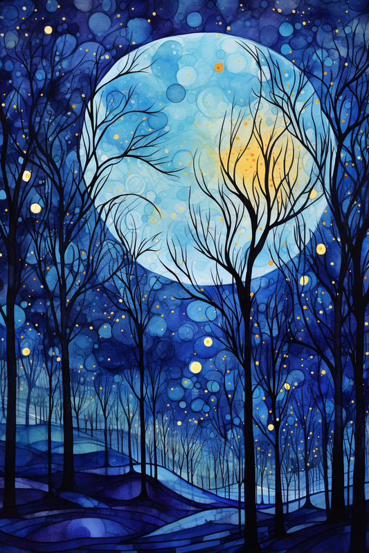 Night Skies 6 Slate Tabletop Artwork