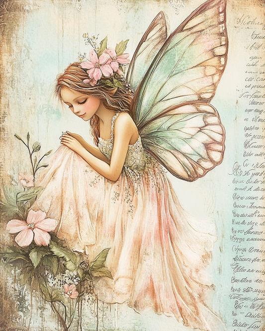 Fairy 4 Slate Tabletop Artwork