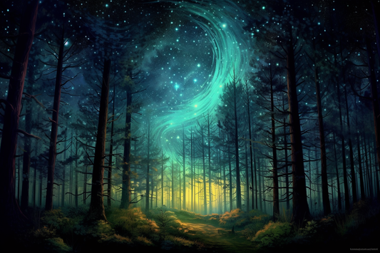 Night Skies 10 Slate Tabletop Artwork