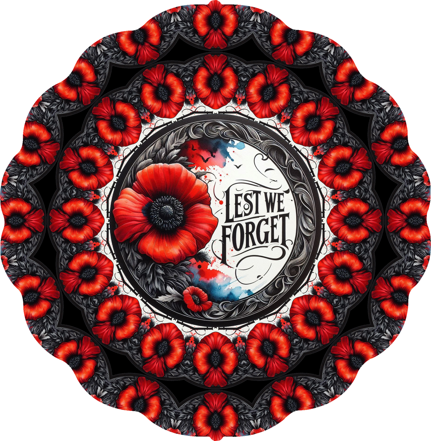 Lest We Forget Wind Spinner