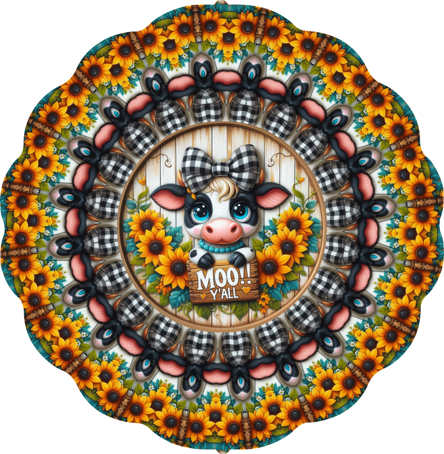 Moo Y'All Wind Spinner