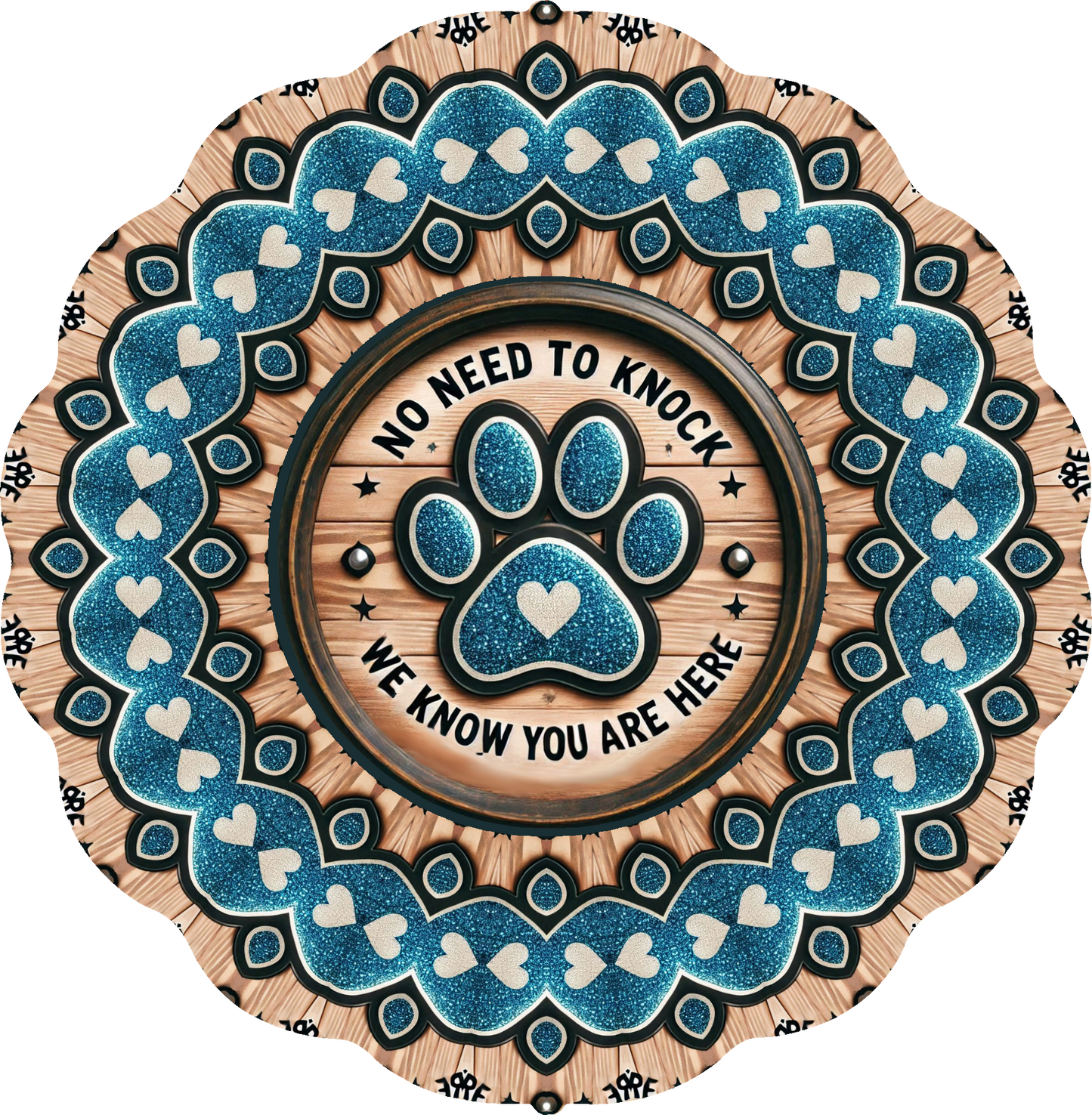 No Need to Knock Wind Spinner