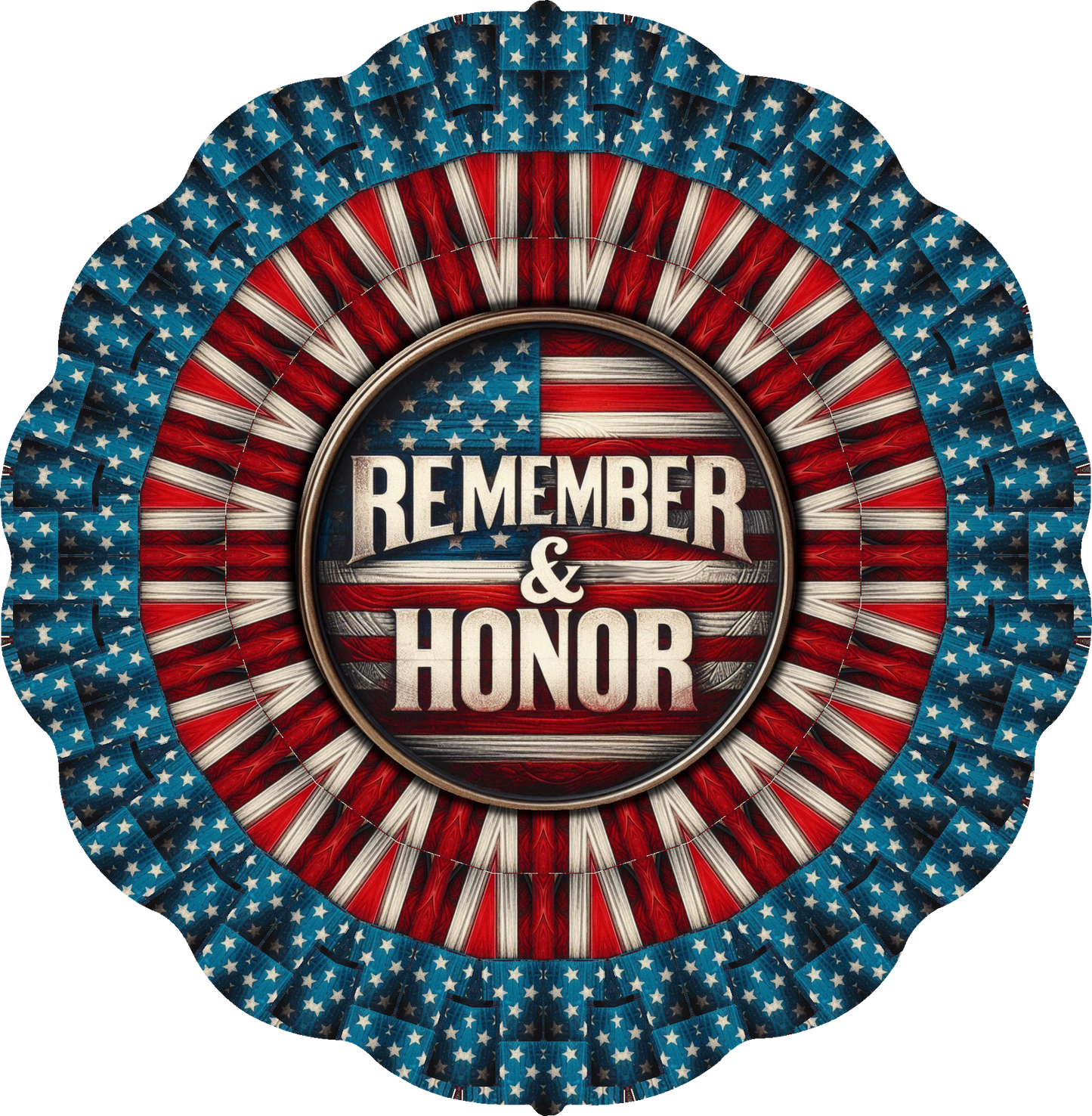 Remember and Honor Wind Spinner