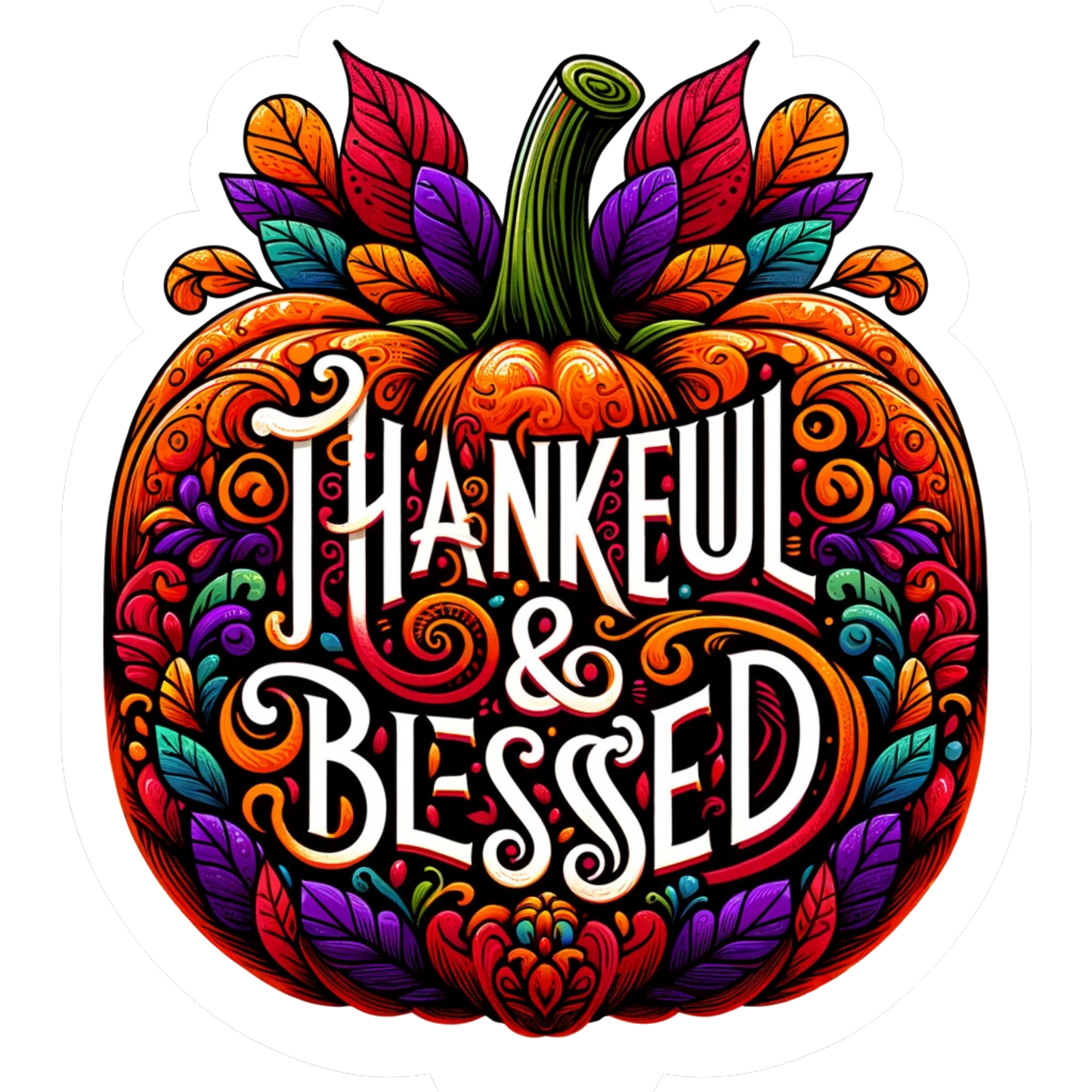 Thankful & Blessed Garden Flag