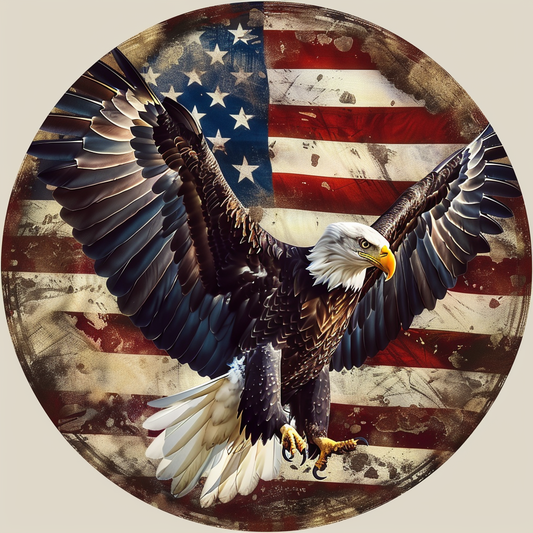 Bald Eagle Wind Spinner