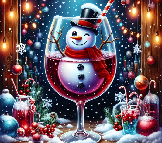 One Happy Snowman Slate Tabletop Artwork