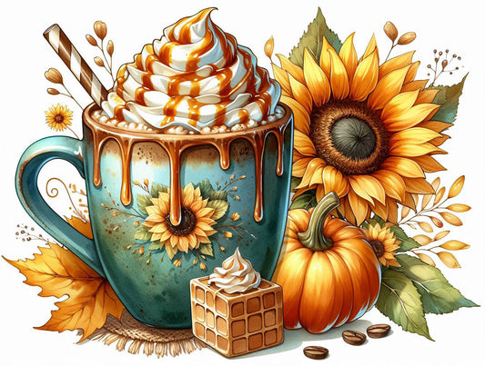 Caramel Latte Glass Cutting Board