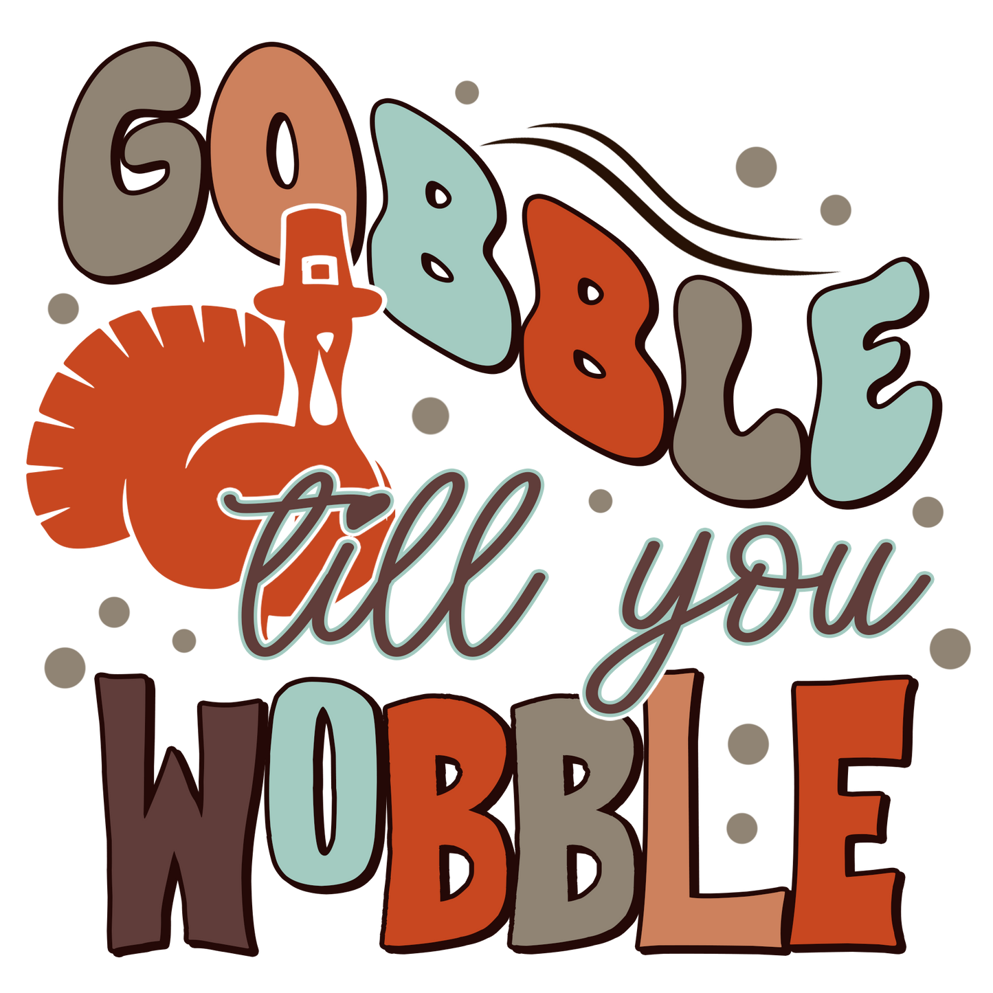 Gobble Garden Flag
