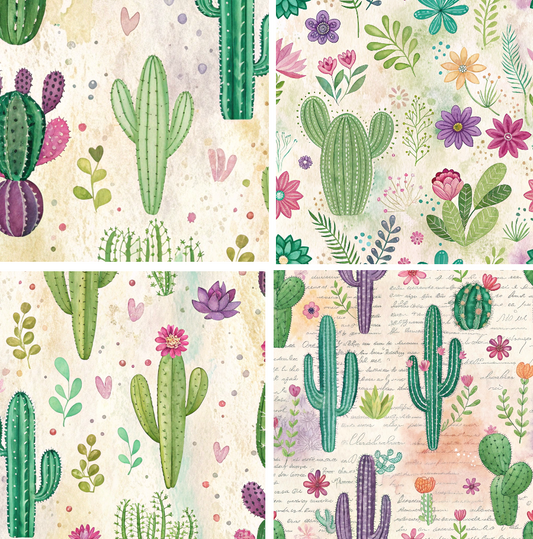 Cactus Slate Coasters