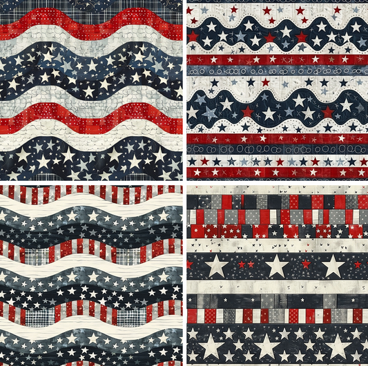 Americana Slate Coasters