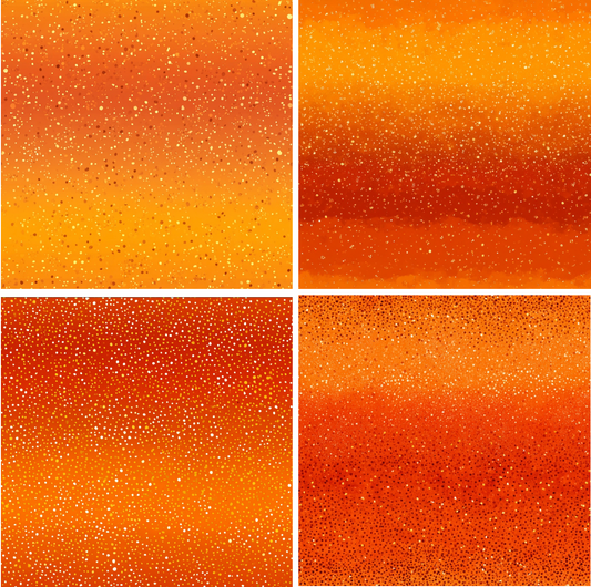 Orange and Red Slate Coasters
