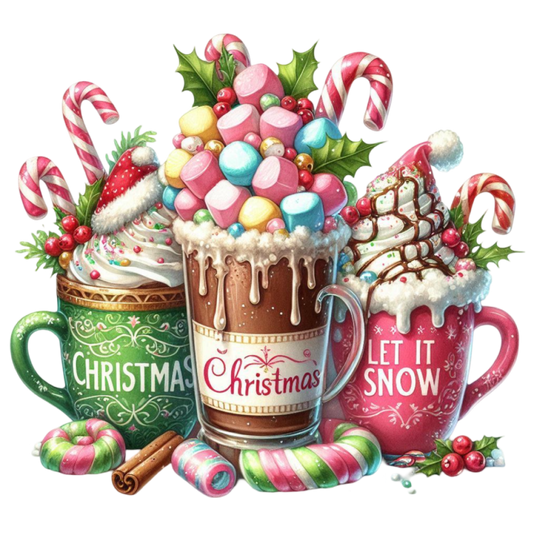 Hot Chocolate Glass Cutting Board
