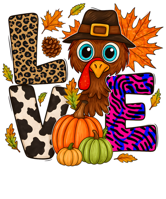 LOVE and Turkey Slate Tabletop Artwork