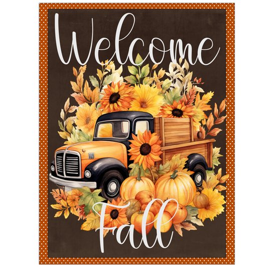 Welcome Fall Garden Flag