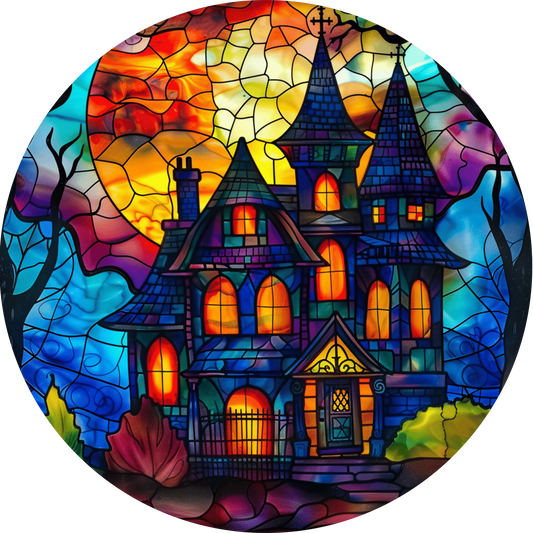 Haunted House Wind Spinner