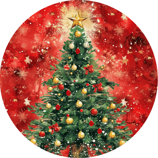 O Christmas Tree Wind Spinner