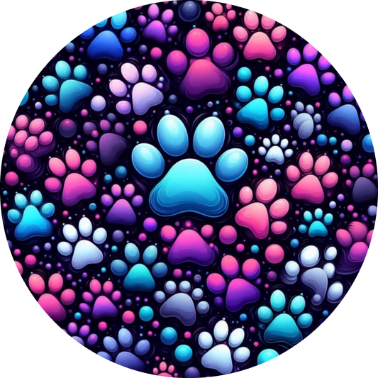 Animal Paw Wind Spinner
