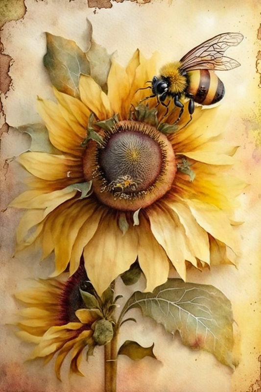 Sunflowers Glass Cutting Board