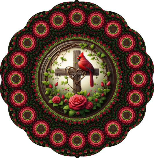 Cardinal on Cross Wind Spinner