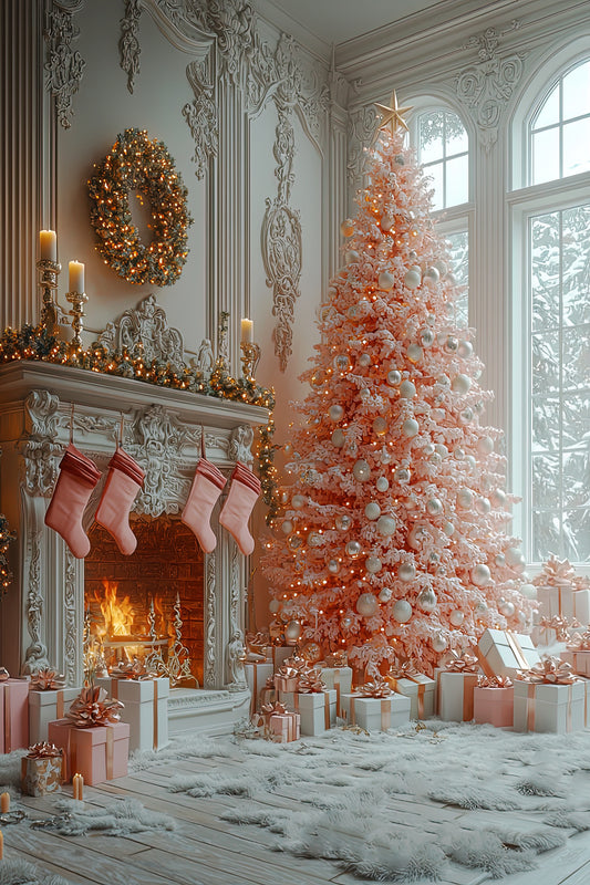 Christmas Morning Slate Tabletop Artwork