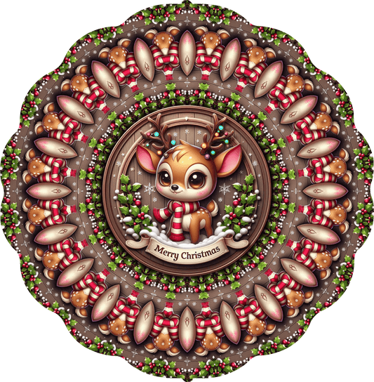 Christmas Fawn Wind Spinner