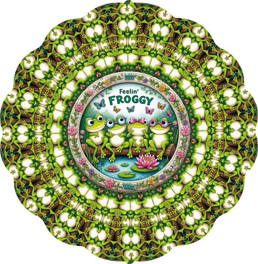 Feelin' Froggy Wind Spinner