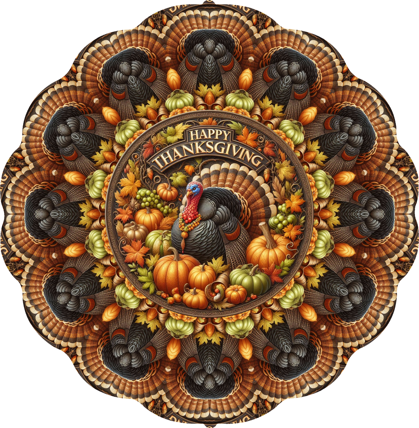 Happy Thanksgiving Wind Spinner