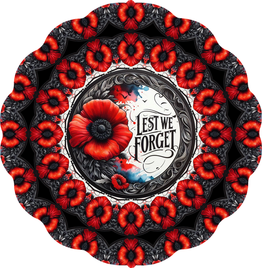 Lest We Forget Wind Spinner