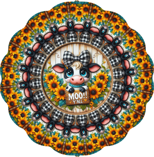 Moo Y'All Wind Spinner