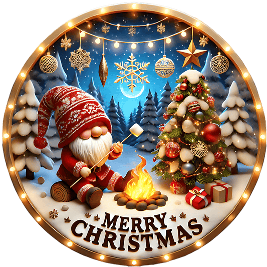 Christmas Camp Sight Wind Spinner