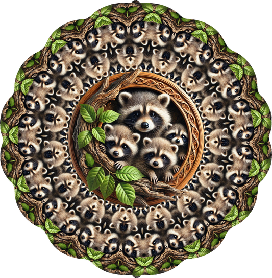 Raccoons Wind Spinner