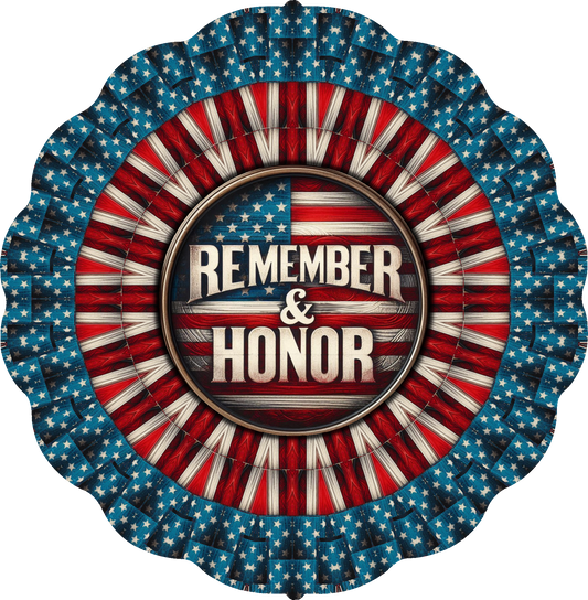 Remember and Honor Wind Spinner